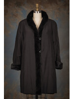 BLACK MINK REV. COAT 12-14P