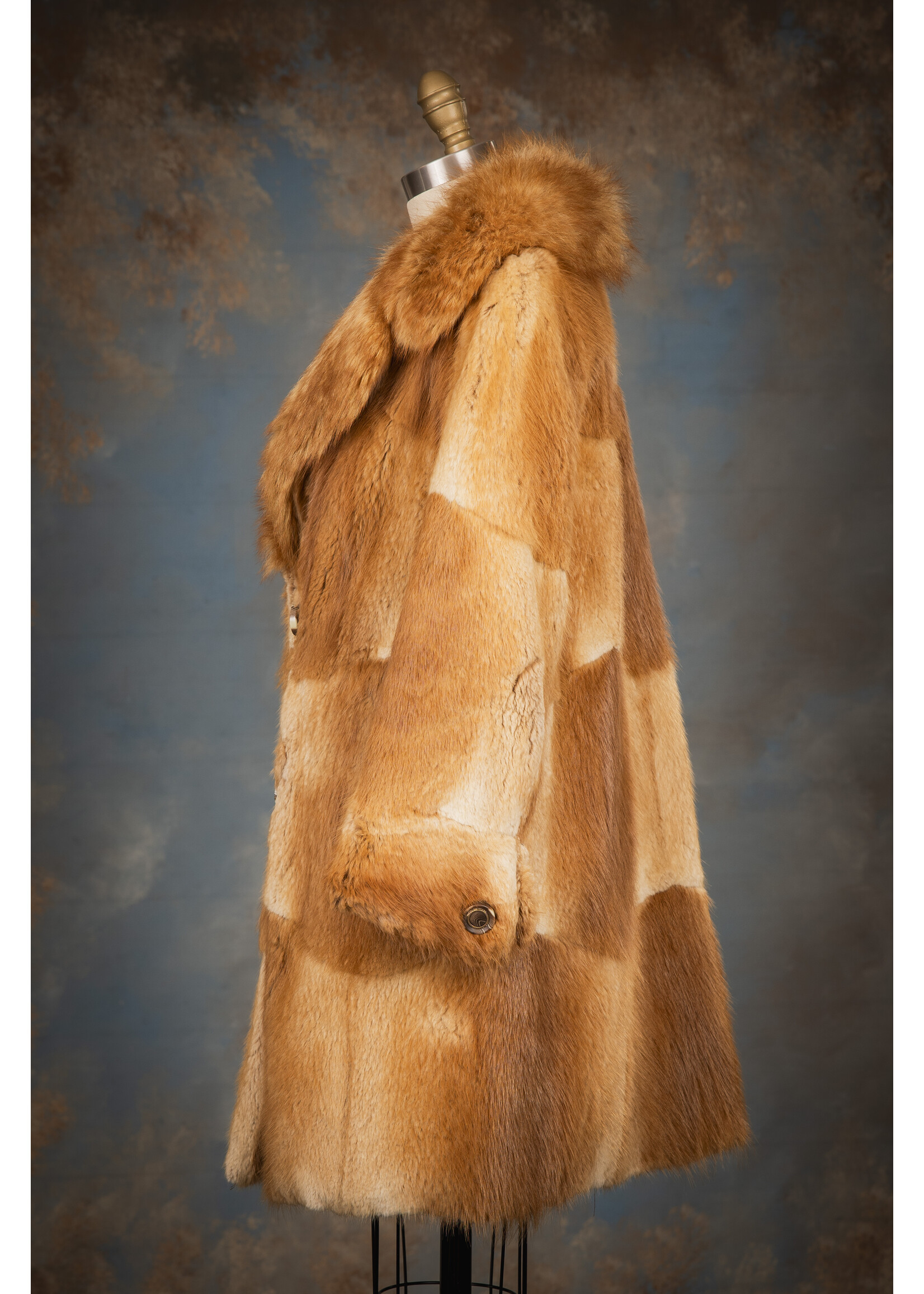 CHERRY MUSKRAT COAT 6-8