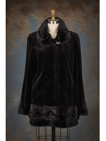 SHEARED BLACK MINK JACKET 8