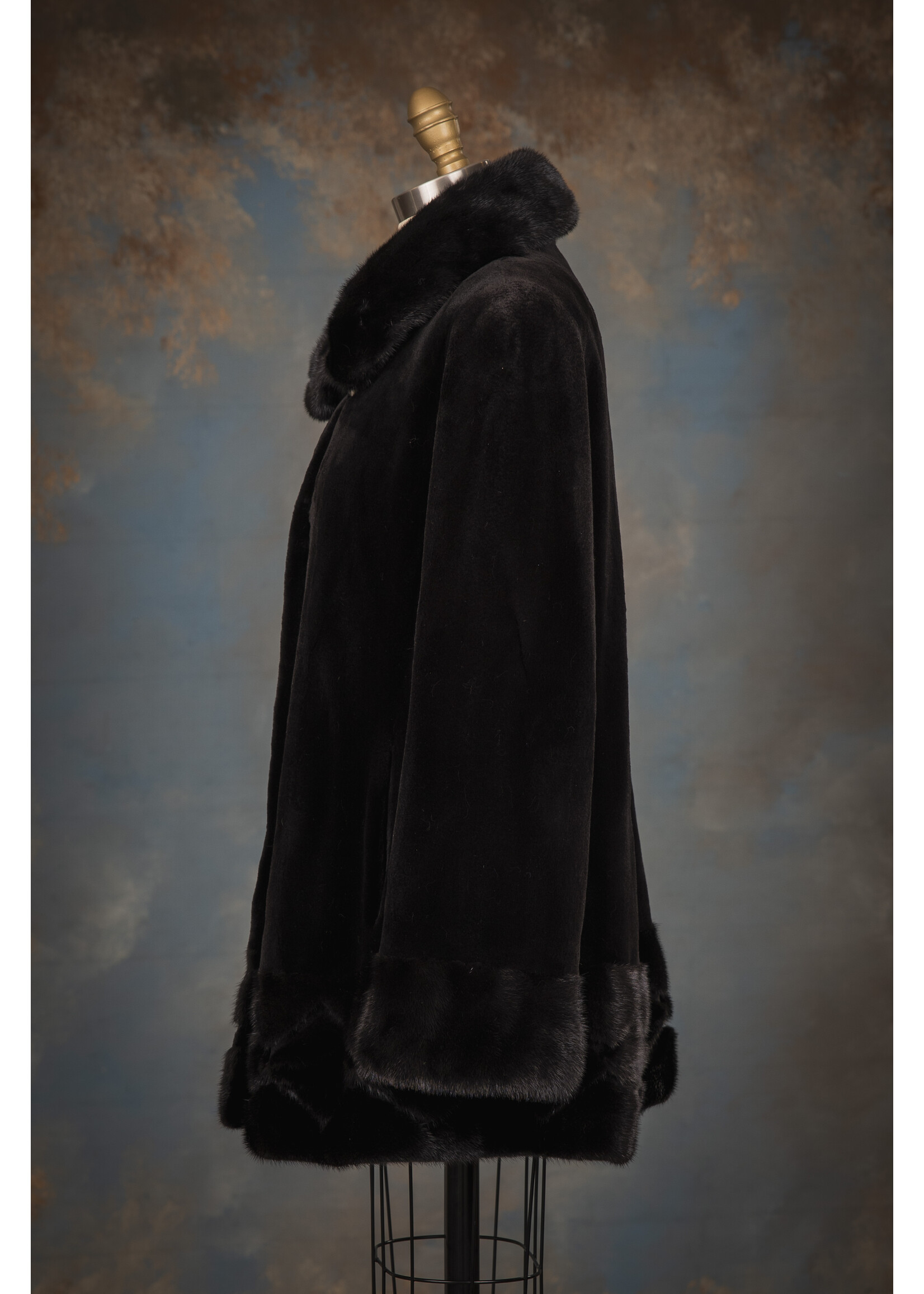 SHEARED BLACK MINK JACKET 8
