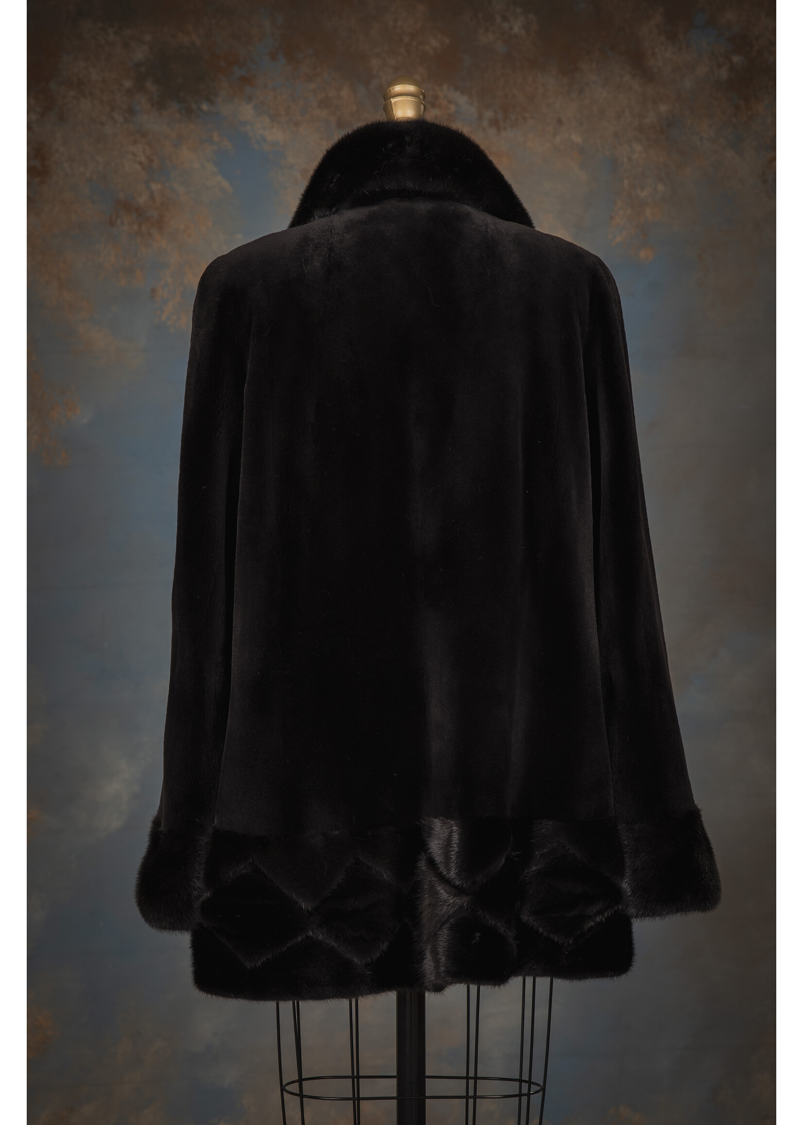SHEARED BLACK MINK JACKET 8