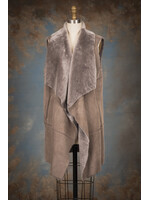 GREY SHEARLING VEST 12-14
