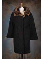 BLACK PERSIAN LAMB CAR COAT 6