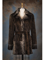 LASER-CUT SH. BEAVER JACKET W. SWAKARA