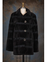 SH. BLACK MINK & PERSIAN LAMB COAT