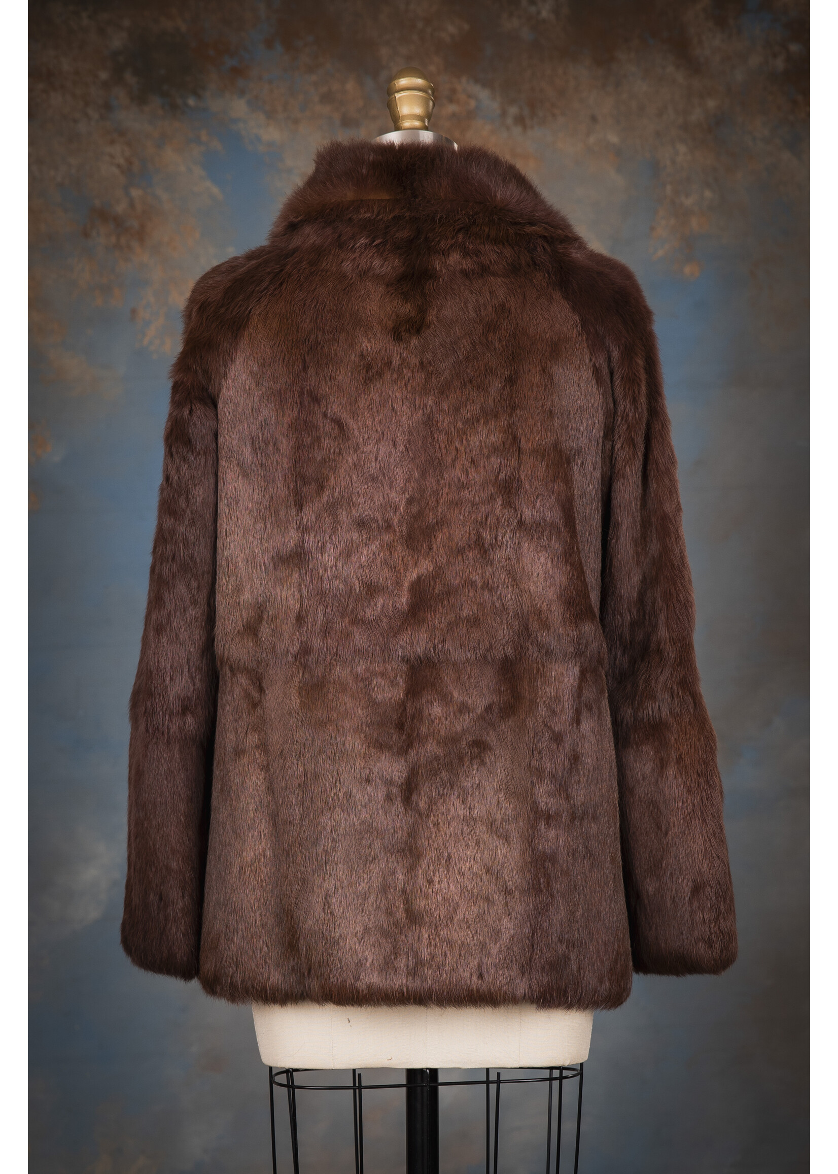 MAUVE RABBIT JACKET 6