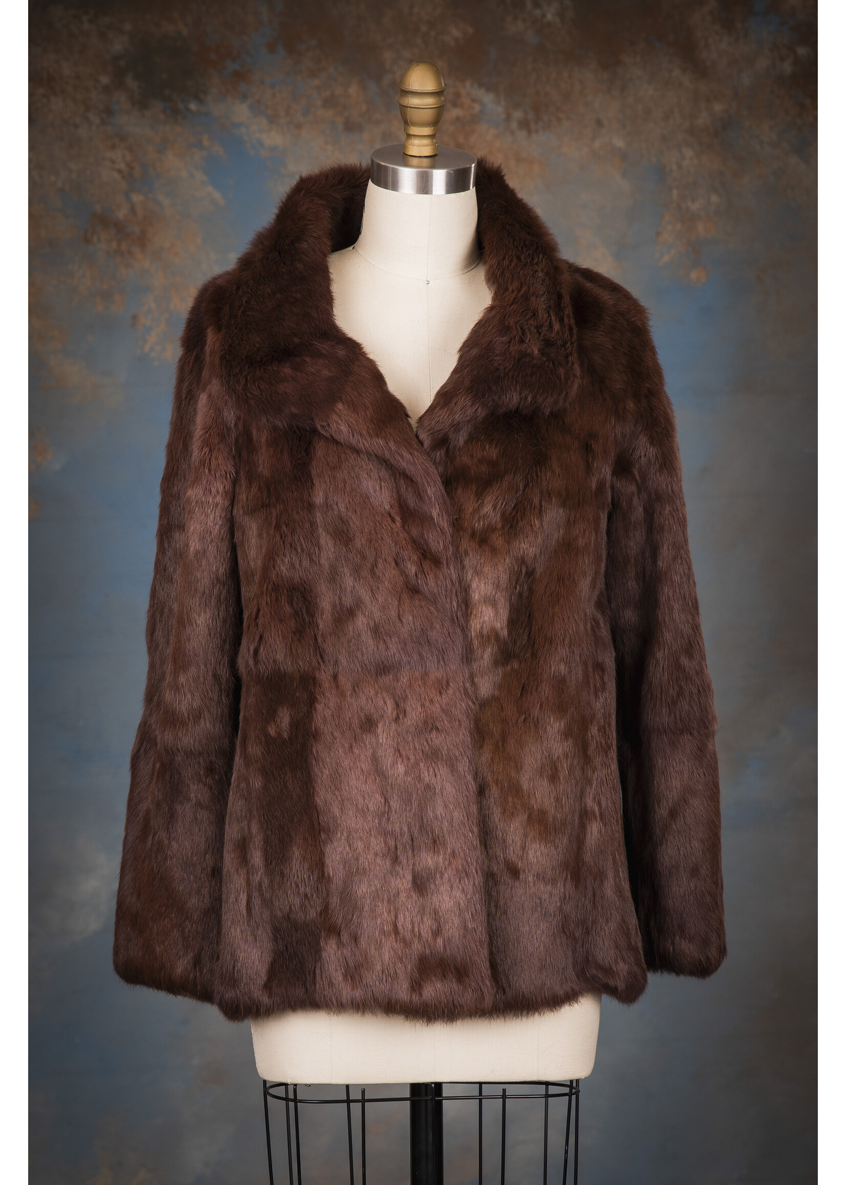 MAUVE RABBIT JACKET 6