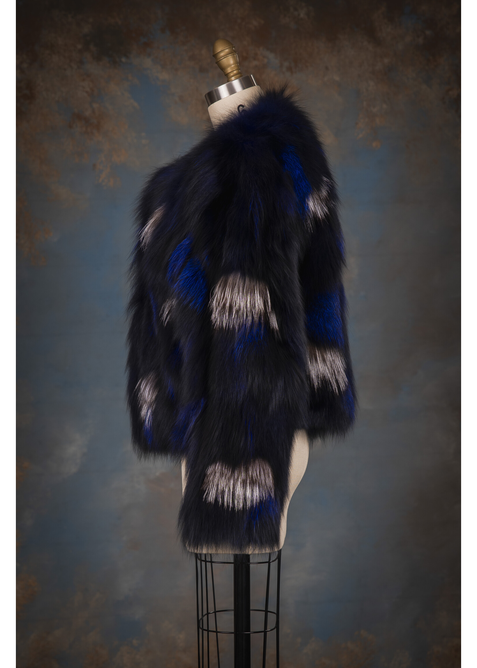 BLACK/SILVER/BLUE FOX JACKET 6