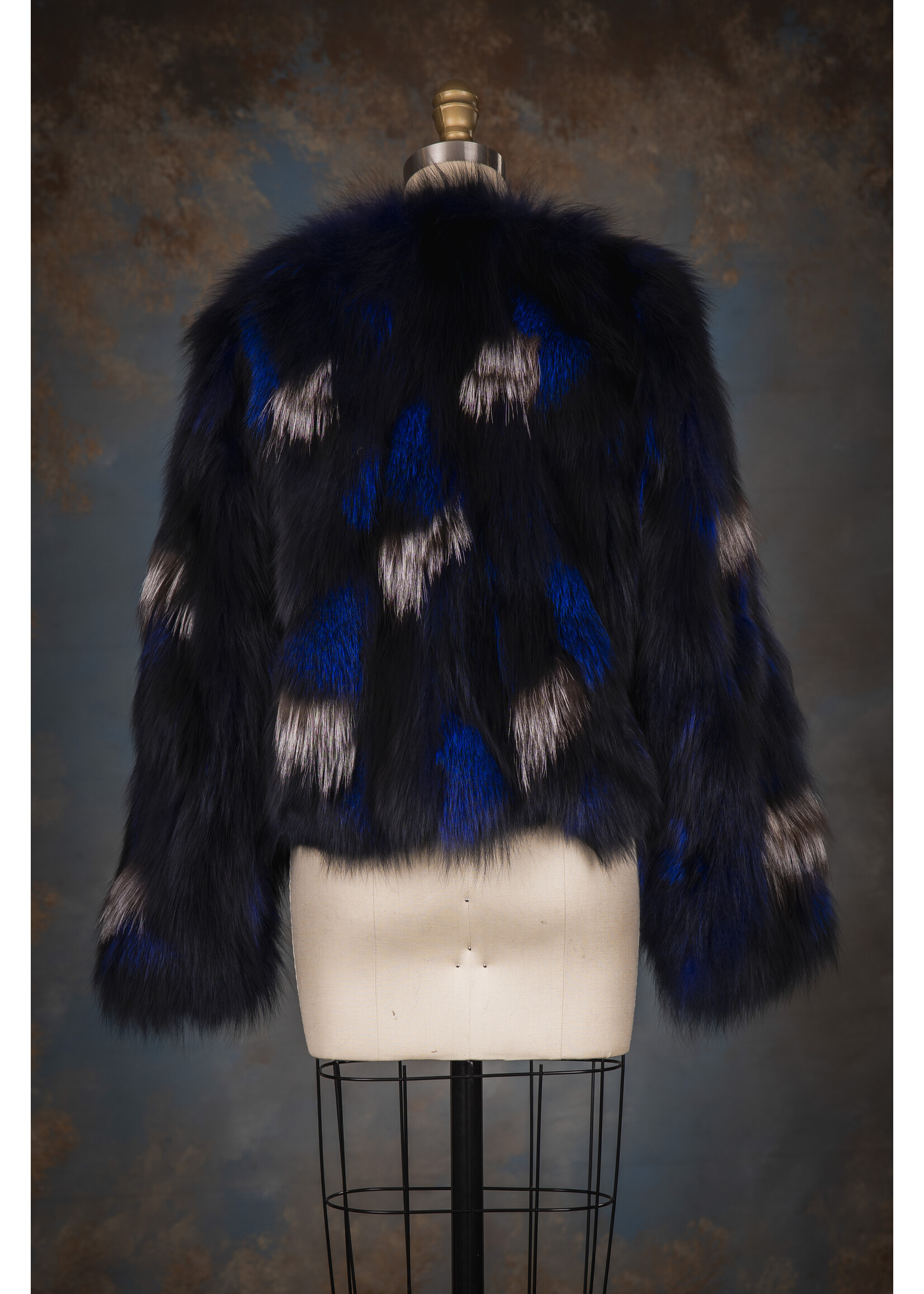 BLACK/SILVER/BLUE FOX JACKET 6
