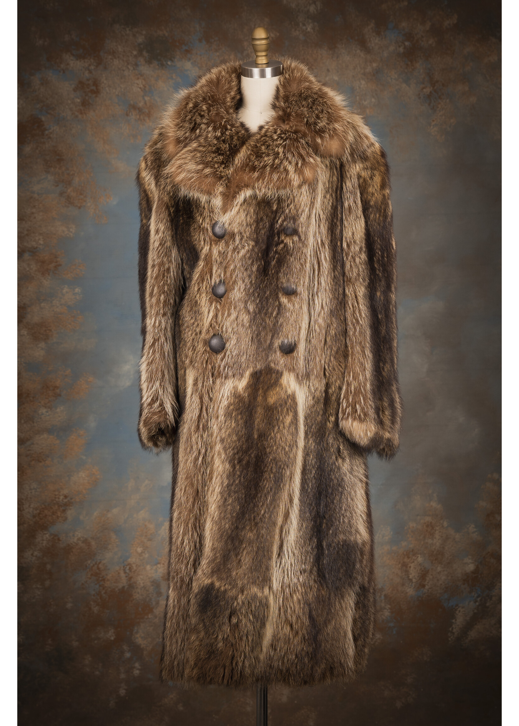 MEN'S RACCOON COAT 44