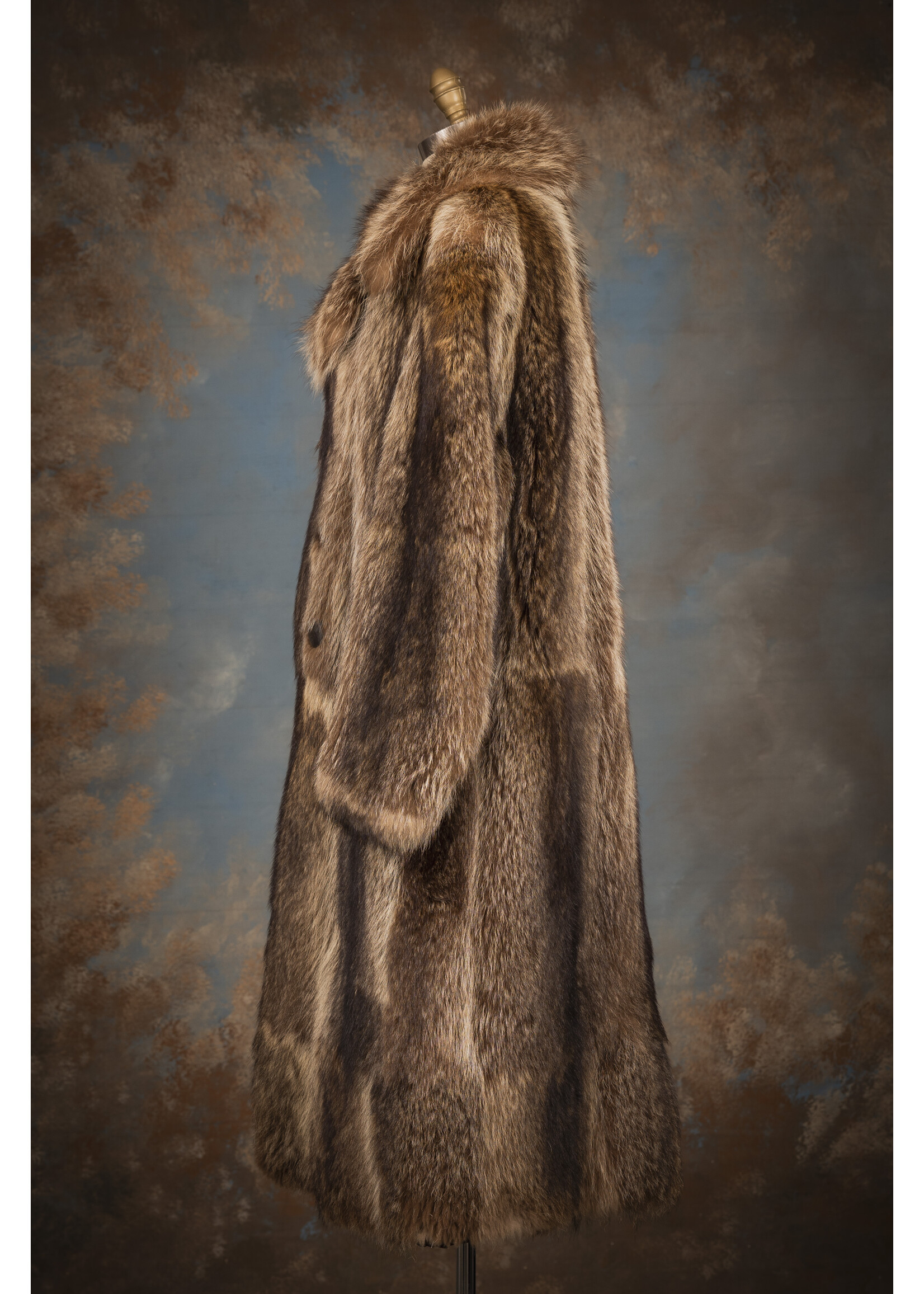 MEN'S RACCOON COAT 44