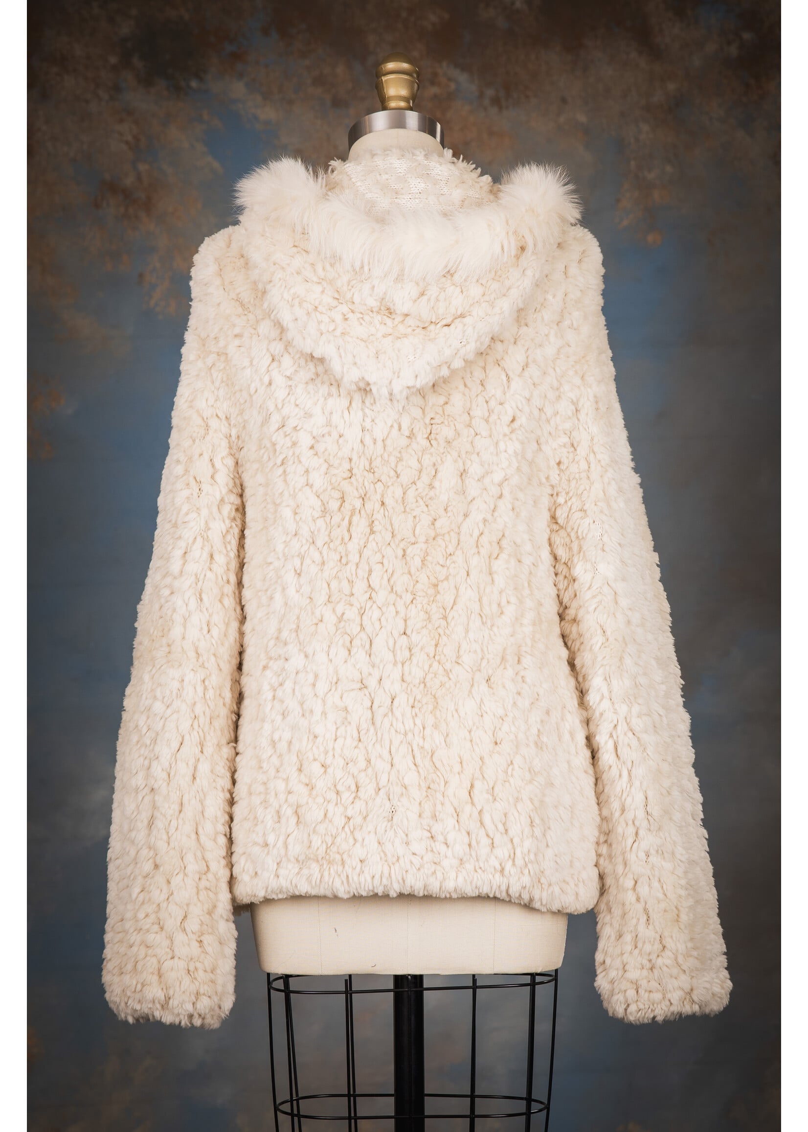 ROSEBEIGE SH. BEAVER KNIT SWEATER
