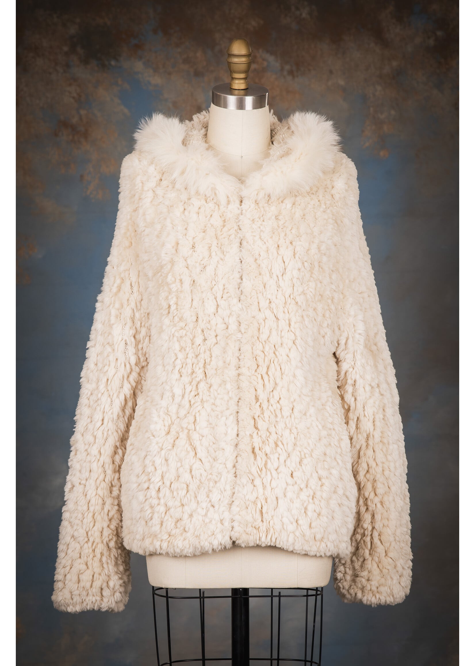 ROSEBEIGE SH. BEAVER KNIT SWEATER
