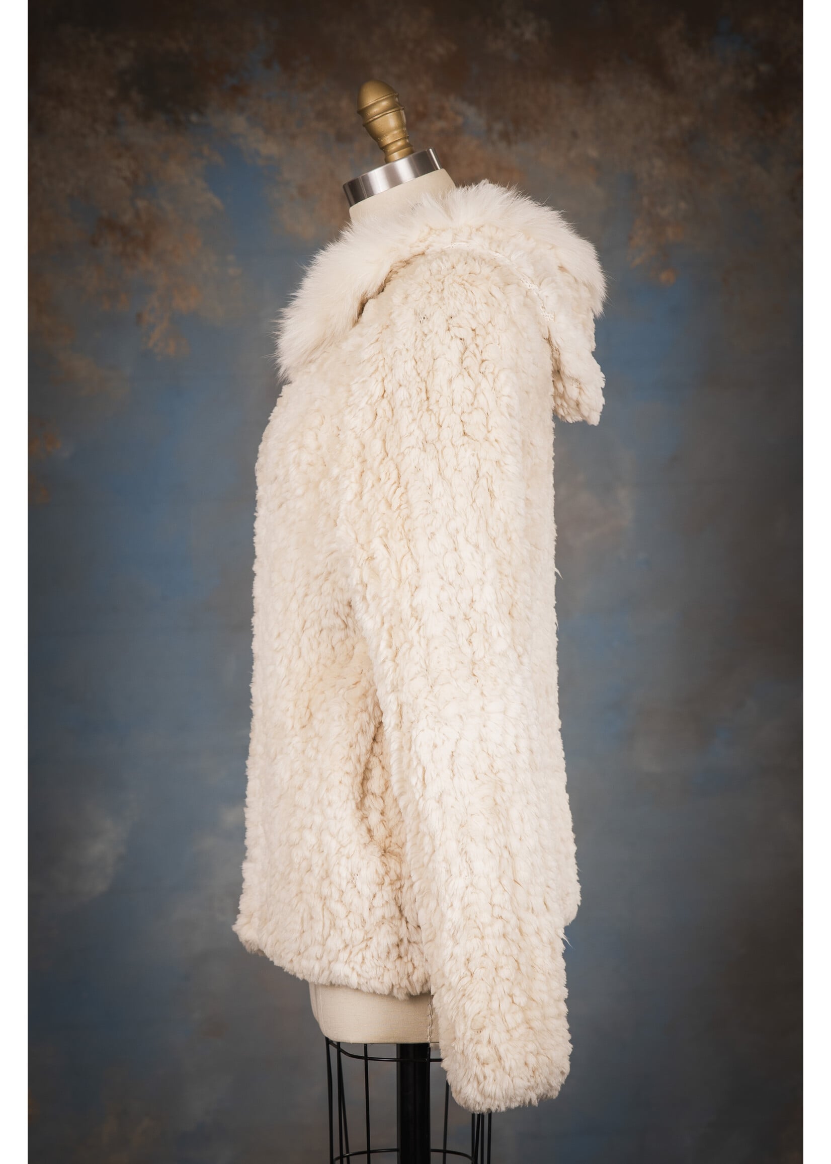 ROSEBEIGE SH. BEAVER KNIT SWEATER