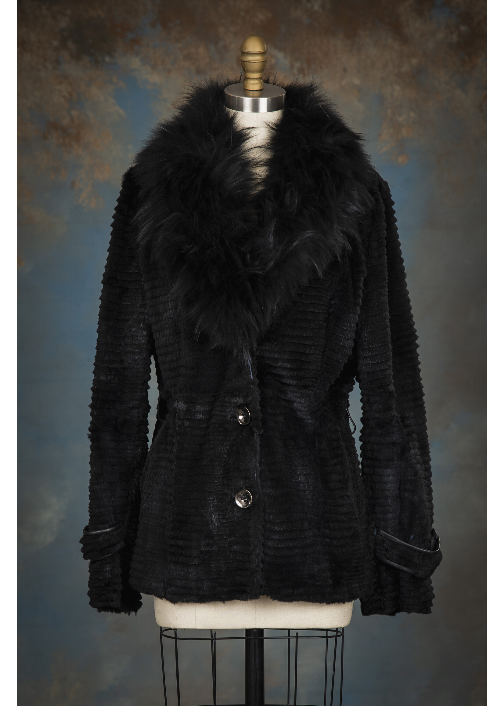 BLACK RABBIT & FINNISH RACCOON JACKET