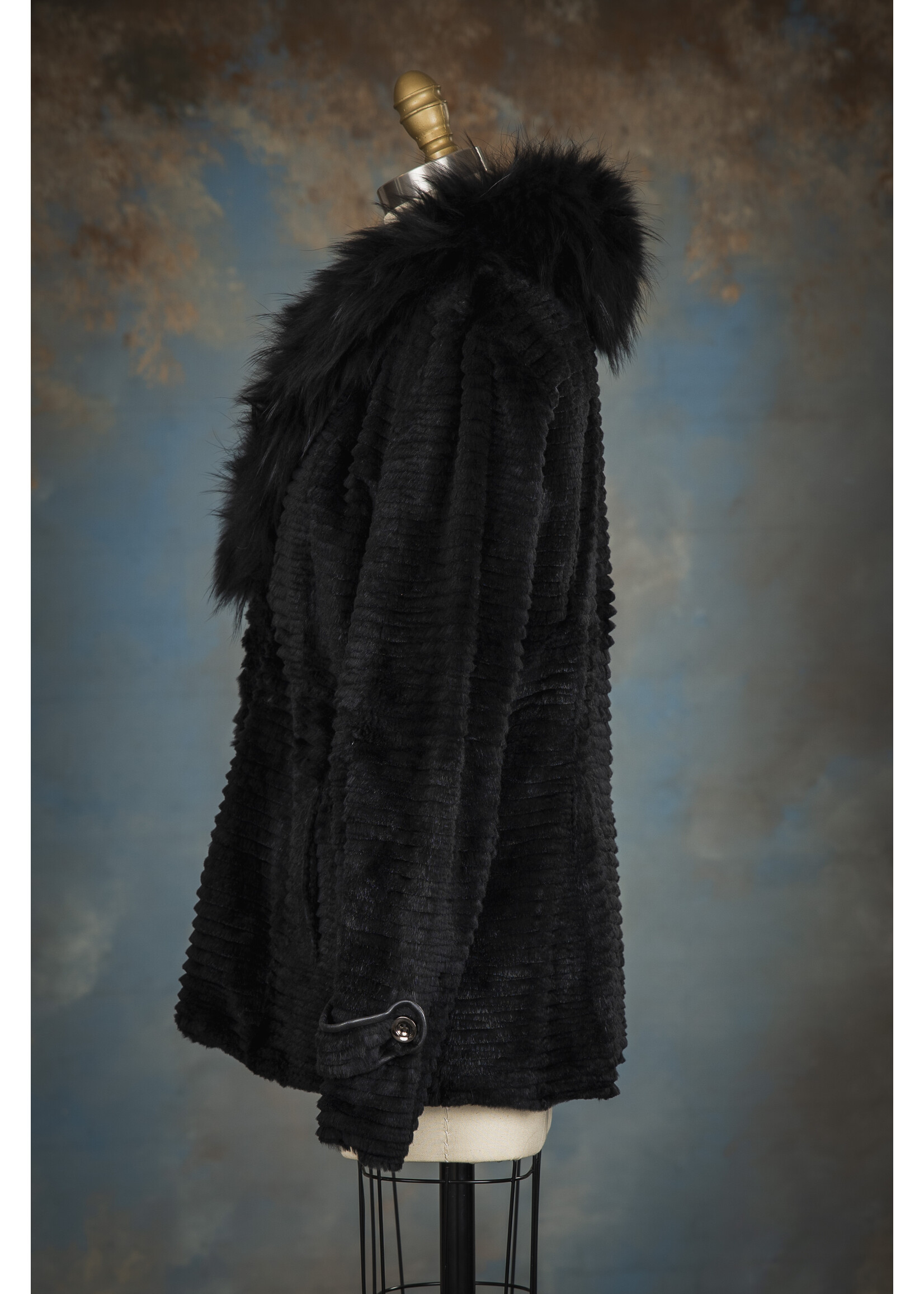BLACK RABBIT & FINNISH RACCOON JACKET