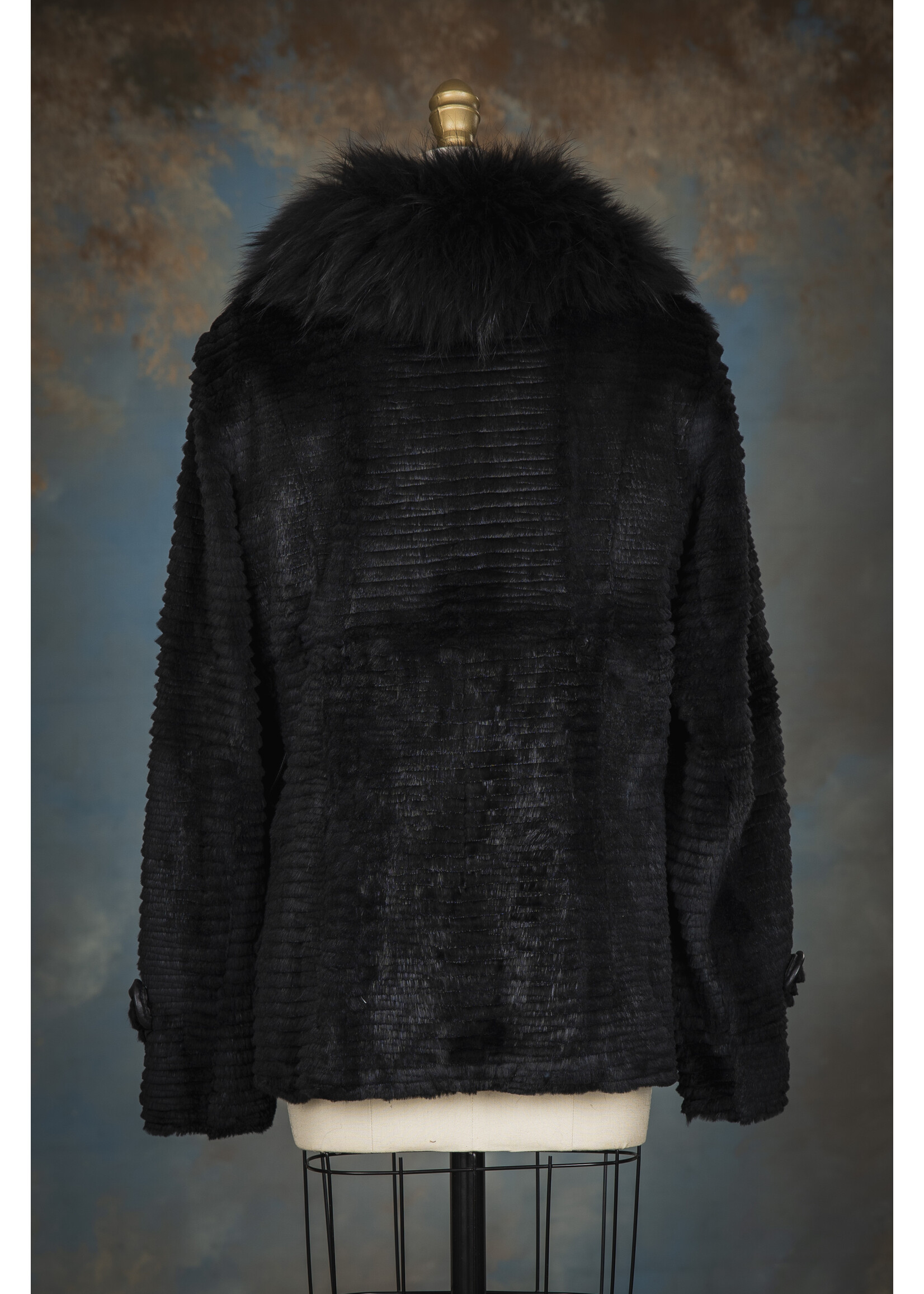 BLACK RABBIT & FINNISH RACCOON JACKET