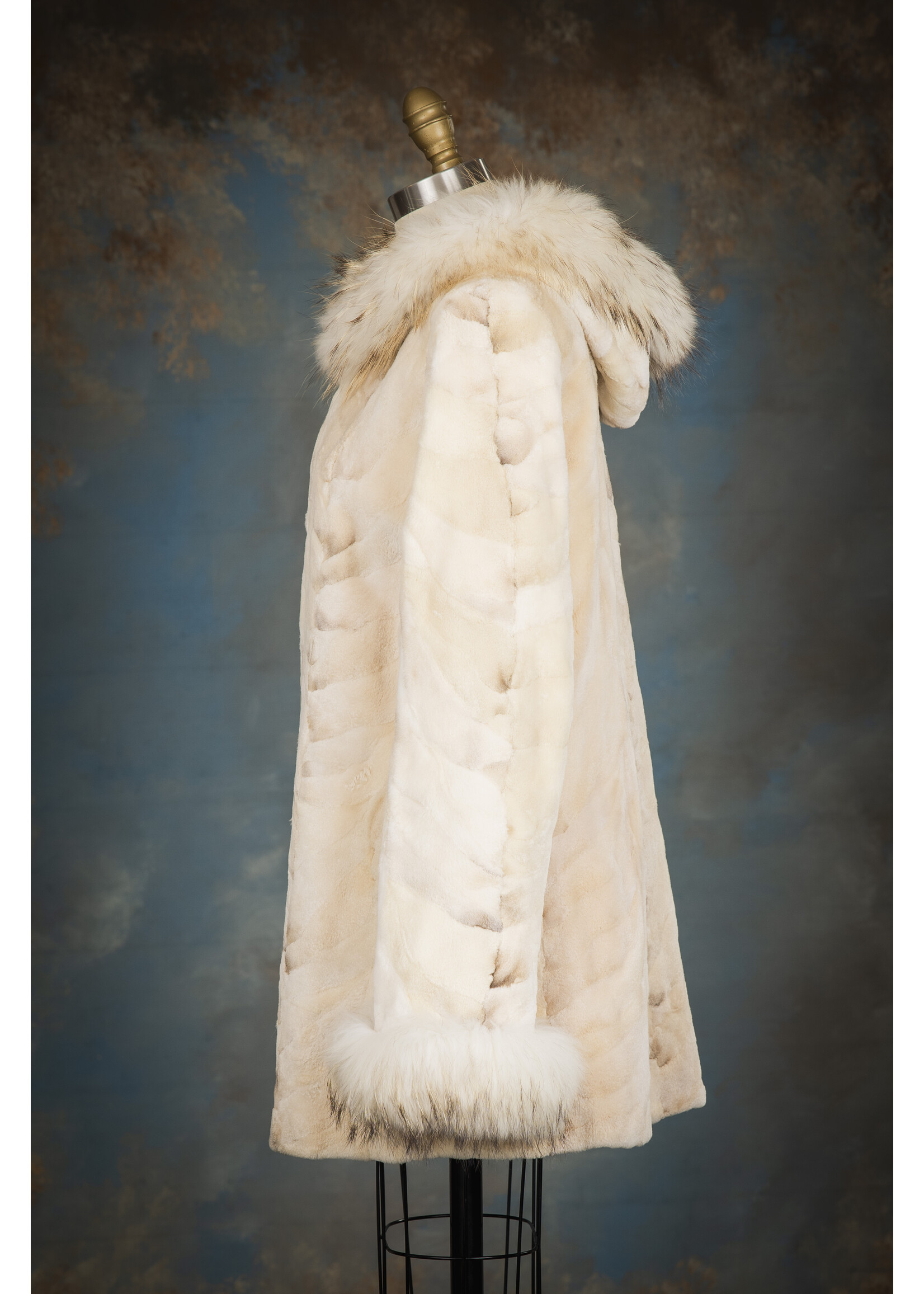 SH. BROWN CROSS MINK REV. JACKET