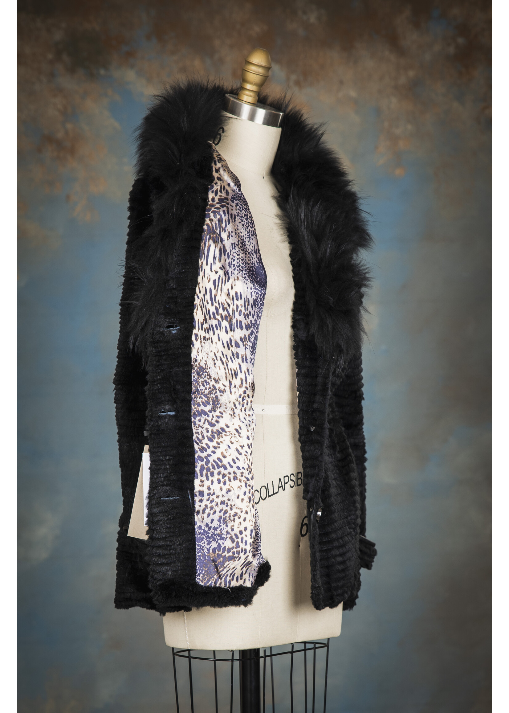 BLACK RABBIT & FINNISH RACCOON JACKET