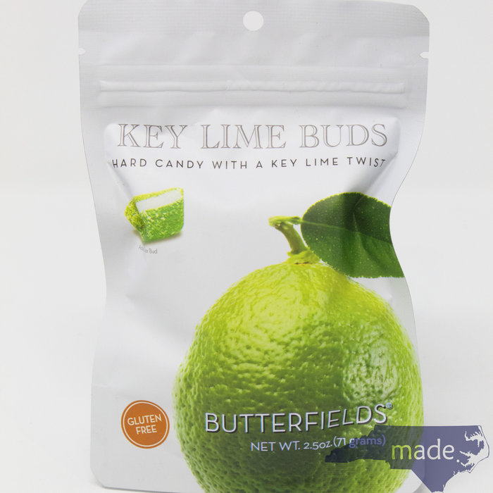 Key Lime Buds 2.5 oz. Peg Bag - Butterfields Candy