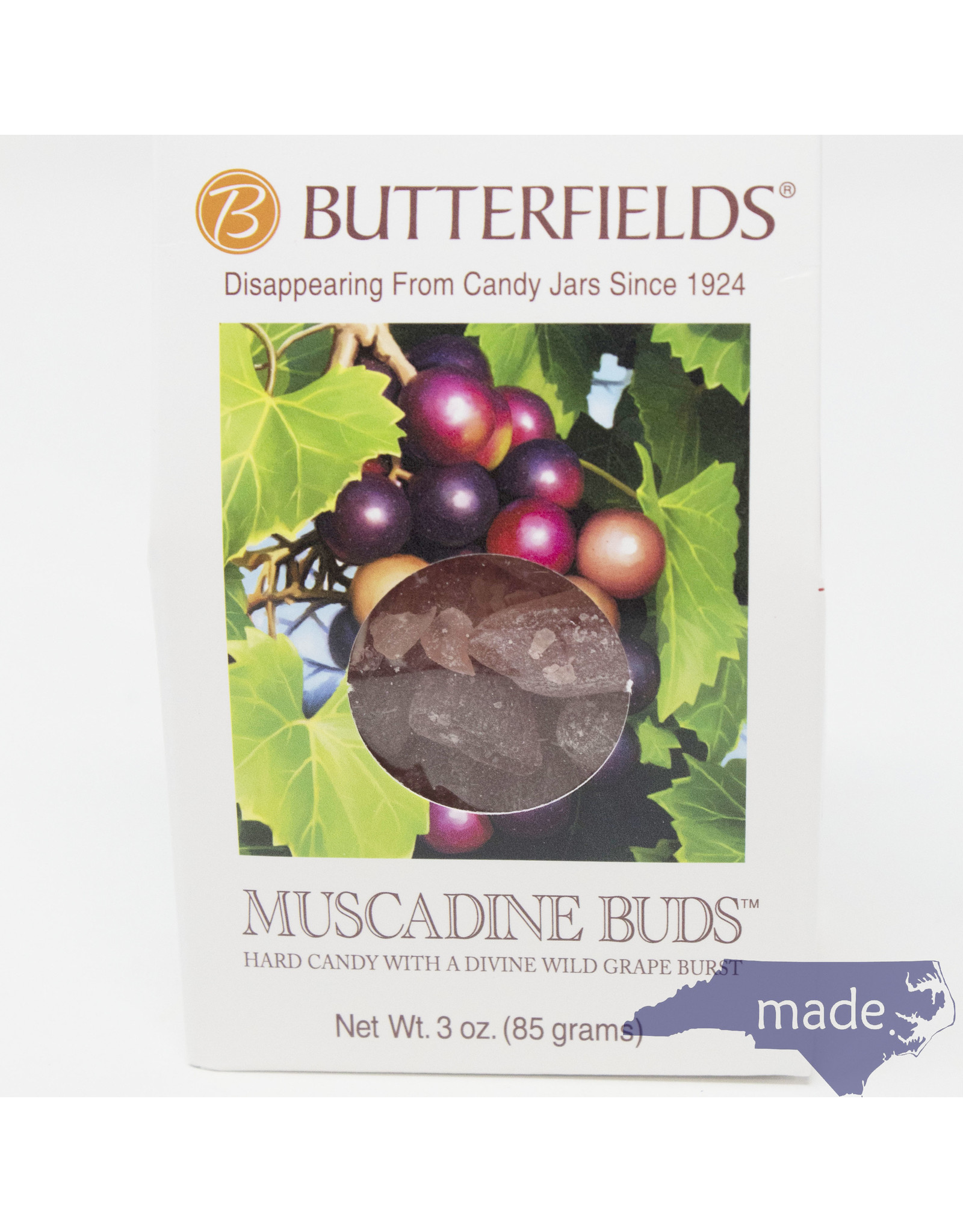 Butterfields Candy Muscadine Buds 3 oz. Buds - Butterfields Candy