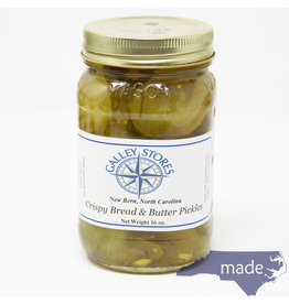 Galley Stores Crispy Bread & Butter Pickles 16 oz.