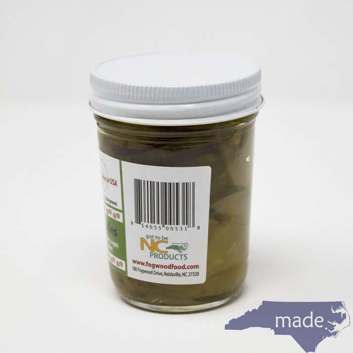 Sweet Crisp Pickles 8 oz. Jar - Fogwood Food
