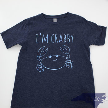 I'm Crabby Kid Tee Dk Indigo