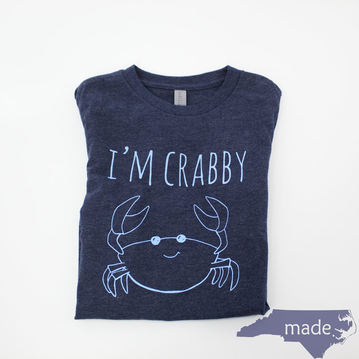 I'm Crabby Kid Tee Dk Indigo - Moonlight Makers