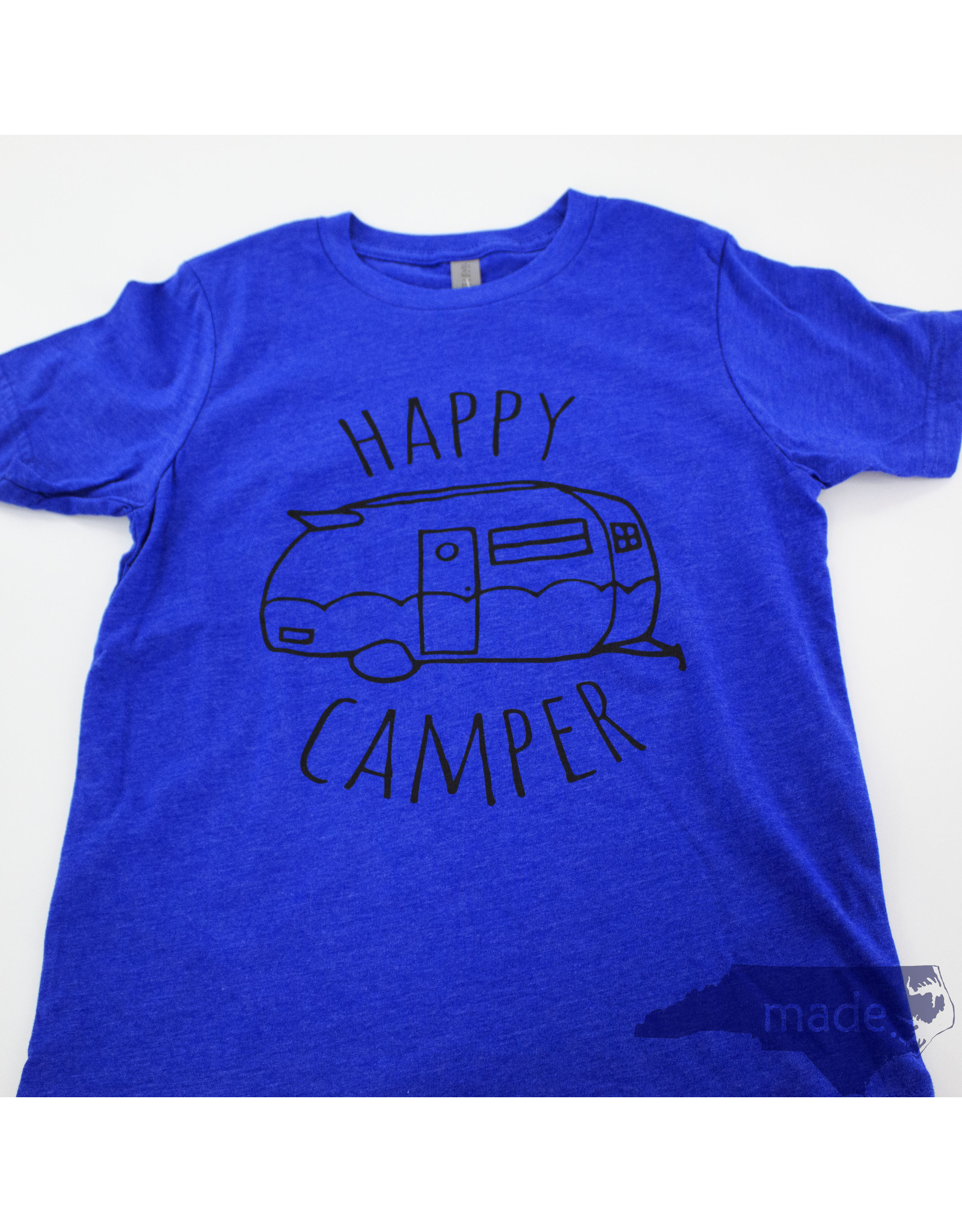 Moonlight Makers Happy  Camper Kid Tee Cobalt - Moonlight Makers