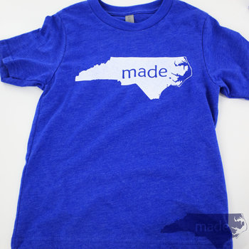 Royal + White Toddler Tee