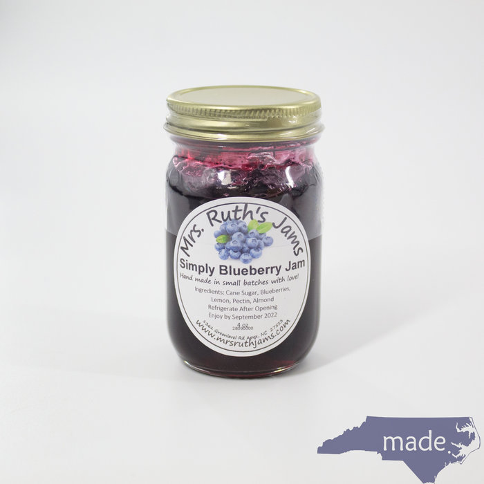 Simply Blueberry Jam - Mrs. Ruth's Jams