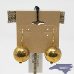 Gold Ball Earrings - Fourth Daughter