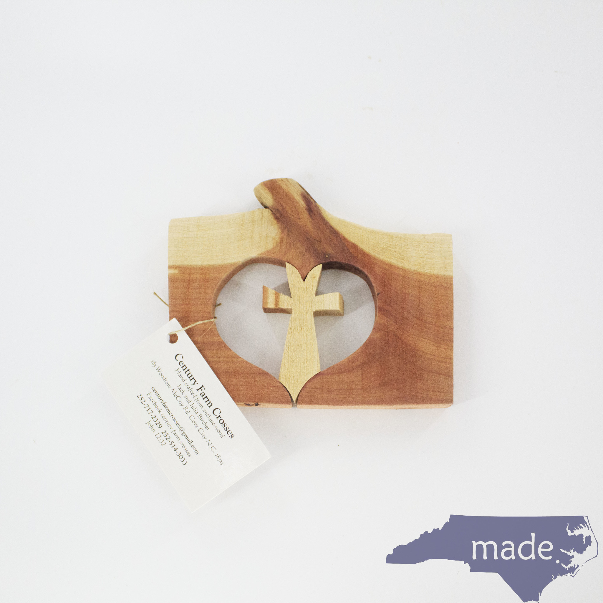 Wooden Cross 20 - Century Farm Crosses - Made in NC, LLC