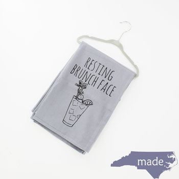 Resting Brunch Face Dish Towel