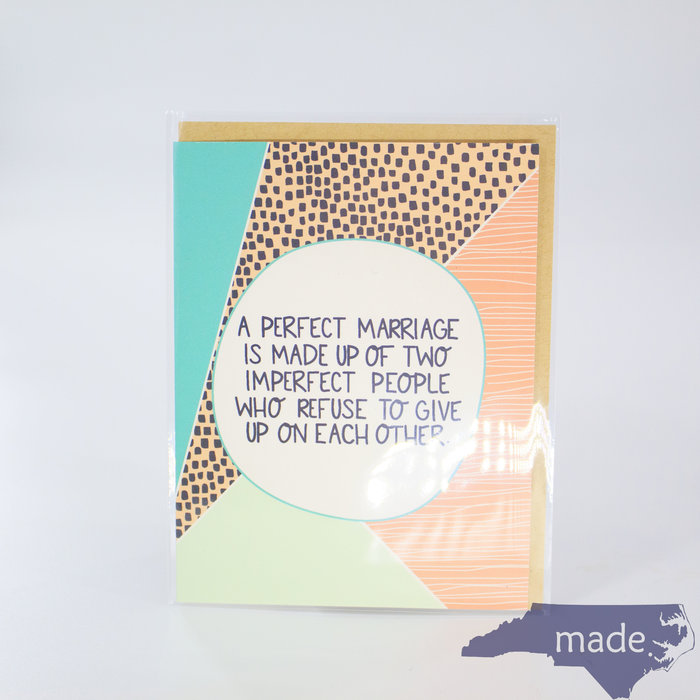 A Perfect Marriage Wedding Card - Little Lovelies