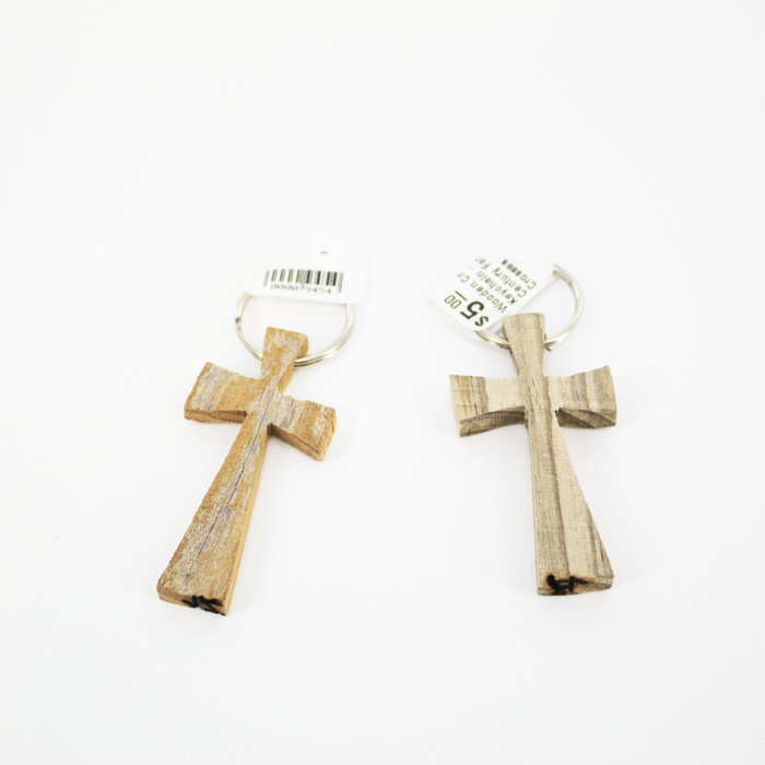 Wooden Cross Keychain - Century Farm Crosses