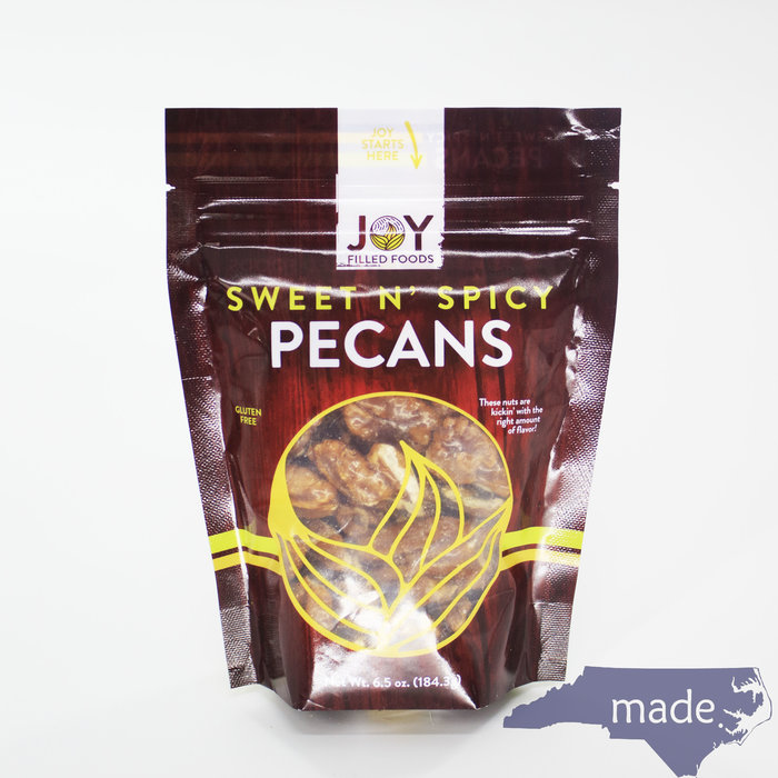 Sweet N' Spicy Pecans 6.5 oz. - Joy Filled Foods