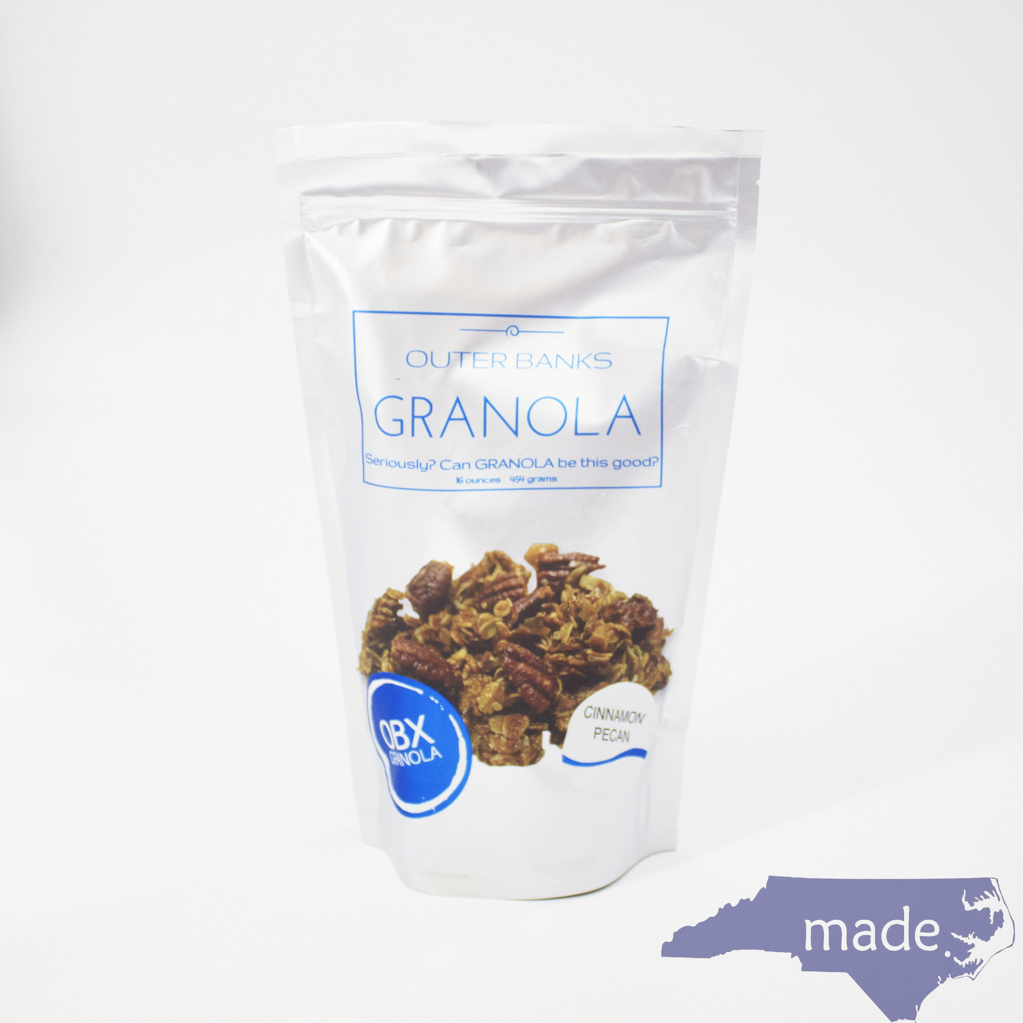 Pecan Granola 16 oz. - OBX Granola - Made in NC, LLC