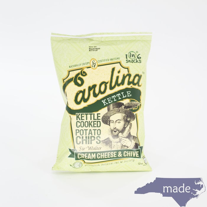 Cream Cheese & Chive Chips - Carolina Kettle