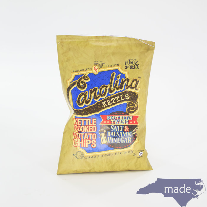 Salt & Balsamic Vinegar Chips - Carolina Kettle