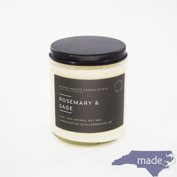 Rosemary & Sage Soy Wax Candle