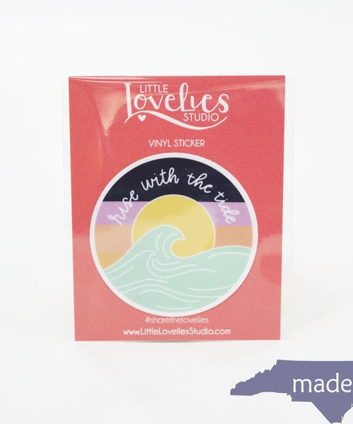 Rise With The Tide Sticker