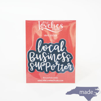 Local Business Supporter Sticker