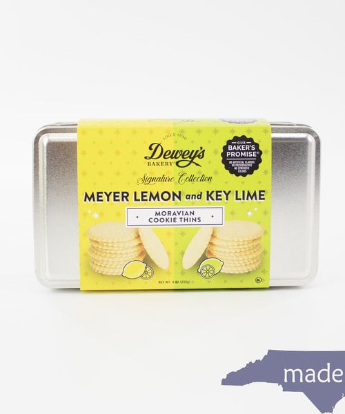 Lemon & Key Lime Moravian Cookie Tin