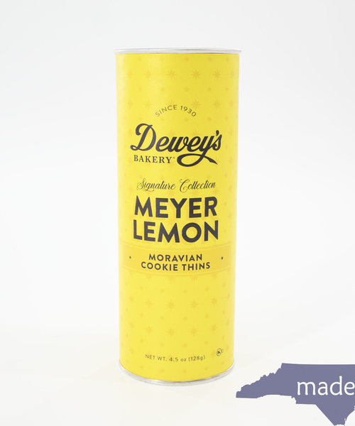 Meyer Lemon Moravian Cookie Thins 4.5 oz. Tube