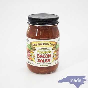 Honey Kissed Candied Banana Pepper & Pinapple Bacon Salsa 16 oz.