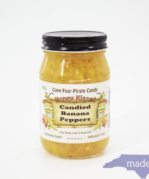 Honey Kissed Candied Banana Peppers 16 oz.