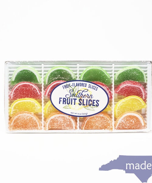 Sugar Free Slices Square Tub - Boston Fruit Slices 5oz - Made in NC, LLC