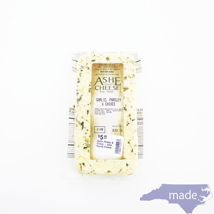 Garlic Parsley & Chives - Ashe County Cheese